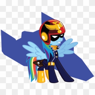 Banner Artist Mysteriouskaos Captain Cosplay F Zero - Captain Falcon Rainbow Dash, HD Png Download