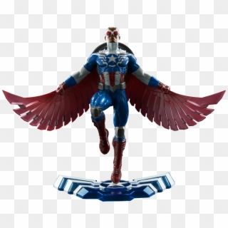 Sam Wilson As Captain America Marvel Gallery 10” Pvc - Sam Wilson Captain America Statue, HD Png Download