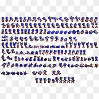 Sonic Sprite Sheet Transparent, HD Png Download - vhv