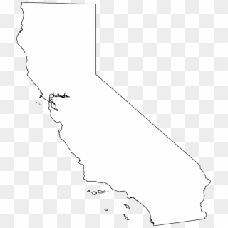 California Map Png - California Map Outline, Transparent Png