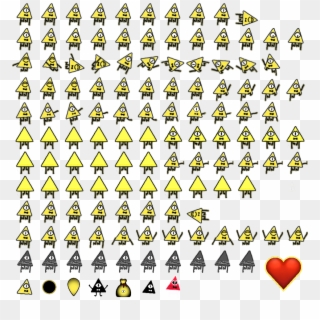 Download Bill Cipher - Spelunky Sprite Mods, HD Png Download