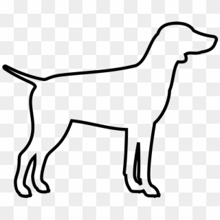 Dog Outline Png - Hunting Dog, Transparent Png