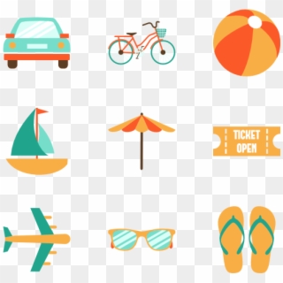 Summertime Collection - Summer Icon Vector Png, Transparent Png