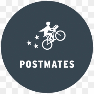 Order From Postmates Transparent Background - Postmates Logo Png White, Png Download
