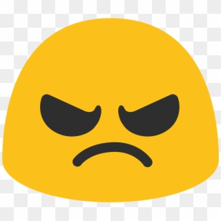 Angry Face Emoji Google , Png Download - Angry Emoji Android Png, Transparent Png