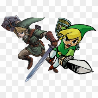 The Legend Of Zelda Images Link And Toon Link Hd Wallpaper - Link Legend Of Zelda Twilight Princess, HD Png Download