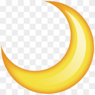 Moon Emoji Clipart - Moon Emoji Png, Transparent Png