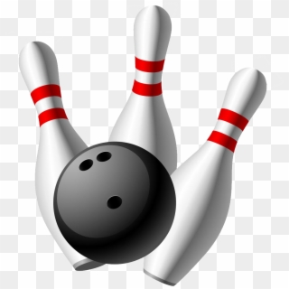 Bowling - Bowling Ball And Pins Png, Transparent Png