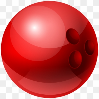 Red Bowling Ball Png Clipart - Red Bowling Ball Png, Transparent Png