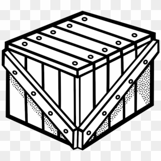 Crate Clipart Free For Download - Crate Drawing, HD Png Download