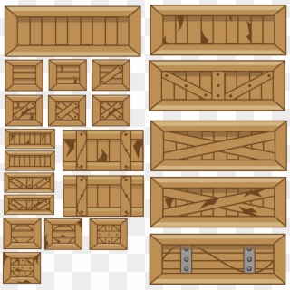 Crates For Your Games - Cartoon Crates, HD Png Download