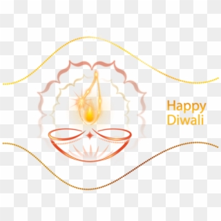 Free Png Download Happy Diwali Candle Decoration Clipart - Happy Diwali Png Background, Transparent Png