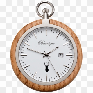 Barrique Design Watches Pocket Watch Wooden Watch Winewatch, HD Png Download