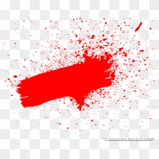 Image - Red Brush Effect Png, Transparent Png