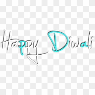 Happy Diwali Png For All Editors - Calligraphy, Transparent Png