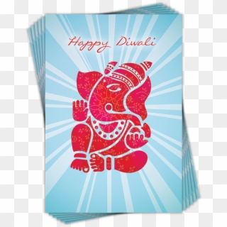 Diwali Multipack - Black And White Ganesh Png, Transparent Png