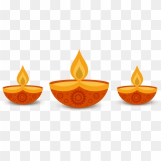 Diwali Oil Lamp, Diwali Lamp, Diwali, Deepavali Lamp, - Diwali, HD Png Download