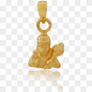 Divine Gold Hanuman Pendant - Pendant, HD Png Download
