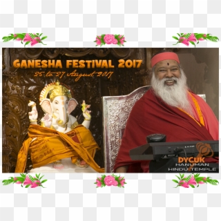 Ganapathy Sachchidananda Swamiji Ganeshchaturti - Religion, HD Png Download