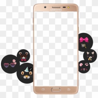 Social Fun With Latest J7 Max Social Camera - Samsung Mobile Frame Png Transparent, Png Download