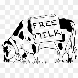 Drawn Cow Milk Cow, HD Png Download