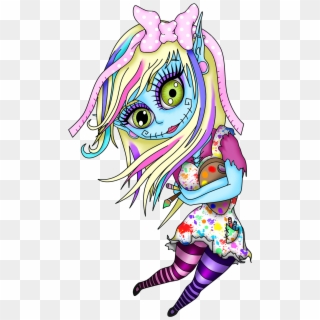 Zombie Alice - Zombie Girl Clip Art, HD Png Download