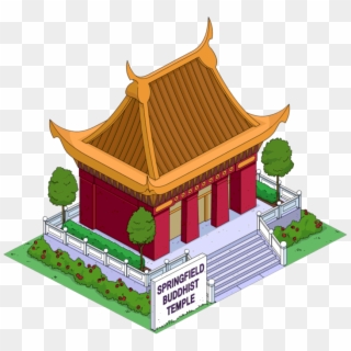 Buddha Temple Transparent Background - Buddhist Temple Png, Png Download