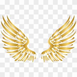 Wings Gold Wing Angel Angels Angelwings Angelwing Golde - Transparent Wings Vector Png, Png Download