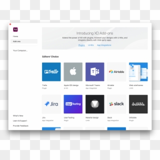 Add On Store In Adobe Xd, HD Png Download