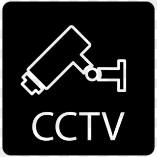 Surveillance Camera Outline In A Square With Cctv Letters - Transparent Cctv Icon Png, Png Download
