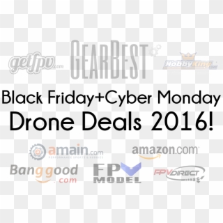 Black Friday And Cyber Monday 2016 Drone Deals - Amazon, HD Png Download