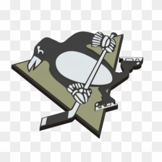 Pittsburgh Penguins Logo 3d Print - Pittsburgh Penguins Logo 3d, HD Png Download