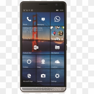 The Hp Elite X3 Is A Windows Phone Handset Running - X3 Mobile, HD Png Download