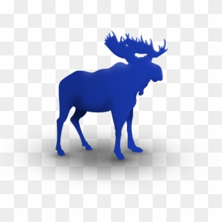 Moose Silhouette Vector , Png Download - Moose Compared To Camel, Transparent Png
