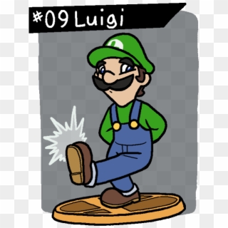 I Feel Like I Could Have Made This Luigi Smugger - Cartoon, HD Png Download