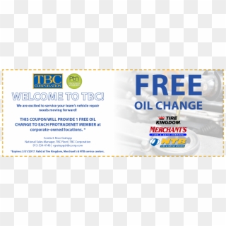 Printable Coupon - Ford Free Oil Change Coupon, HD Png Download
