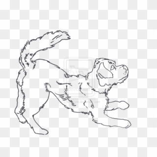 Outline Drawings Of Dogs, HD Png Download