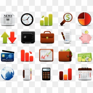 Bigstock Finance Icon Set - Erp Icon Set, HD Png Download