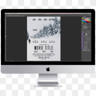 013 Template Ideas Movie Poster Free Adobe Awful Horror - Photoshop Large Poster Size, HD Png Download