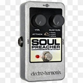 Electro Harmonix Nano Soul Preacher Compression Effect - Electro Harmonix Soul Preacher Compressor, HD Png Download