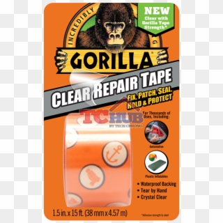 Gorilla Clear Repair Tape Mini - Monkey, HD Png Download