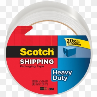 Scotch® Heavy Duty Shipping Packaging Tape 48 Mm X - Scotch Heavy Duty Shipping Tape, HD Png Download