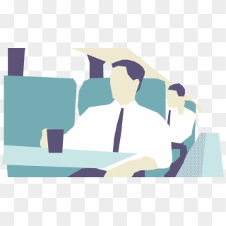 Business Passenger Madmenstyle Transparentbg - Cartoon, HD Png Download
