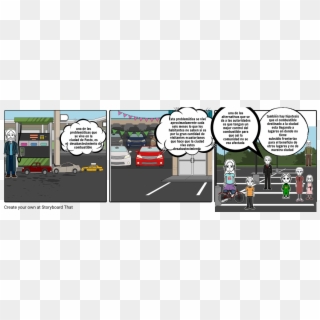 Escasez De Combustible En Pasto - Cartoon, HD Png Download