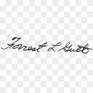 Signature Forrest Guth - Calligraphy, HD Png Download