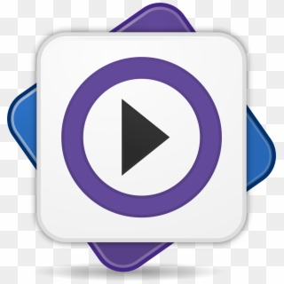 Computer Icons Windows Media Player Download Video - Media Player Icon Blue, HD Png Download