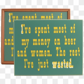 Money On Women And Beer, HD Png Download