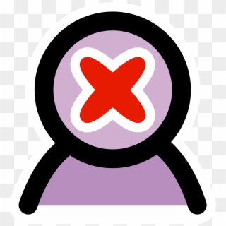 This Free Icons Png Design Of Primary Delete User - Emblem, Transparent Png