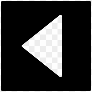 Png File Svg - Triangle Button Png White, Transparent Png