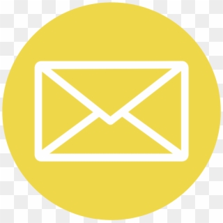Email Icons Yellow - Black And White Envelope Clip Art, HD Png Download